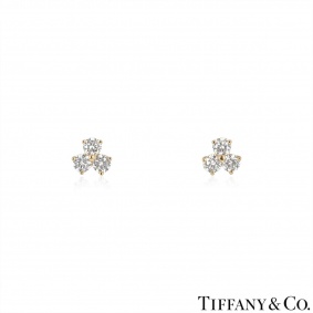 Tiffany & Co. Rose Gold Diamond Aria Earrings Tiffany & Co. Rose Gold Diamond Aria Earrings